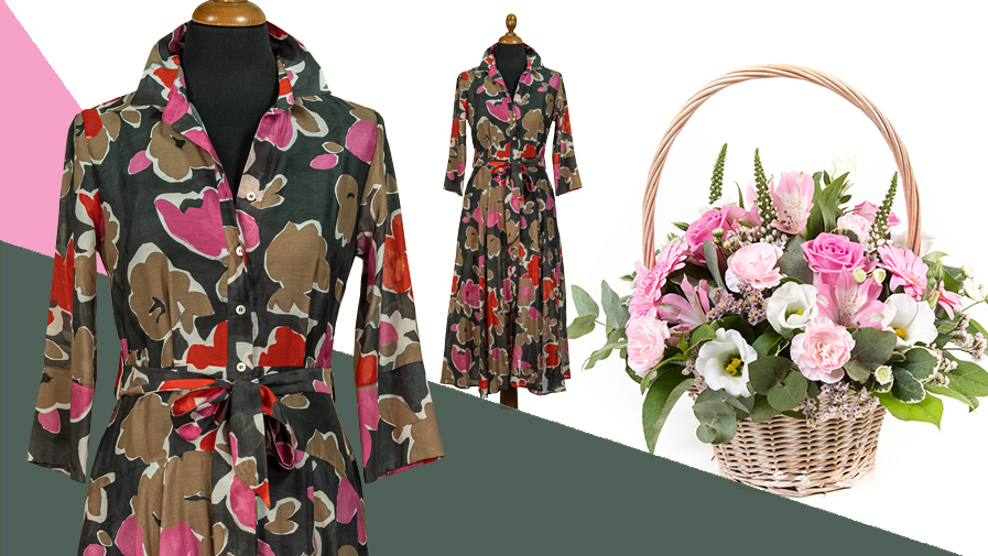 Rizzi Primavera 2022: Abito fiori, Rosso 35