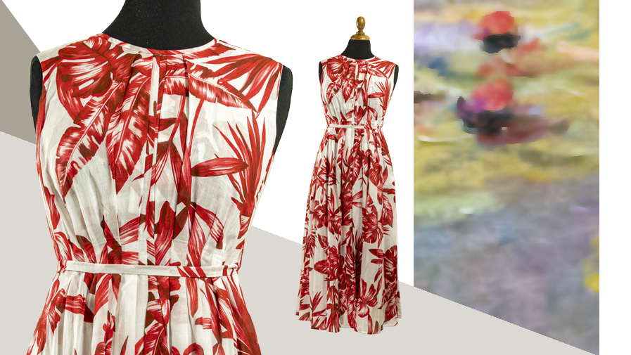 Rizzi Primavera 2025: Abito fiori, Rosso35